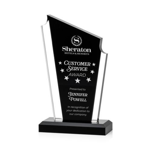 Recognition Awards - Acrylic Awards - Dunstable Award - Black