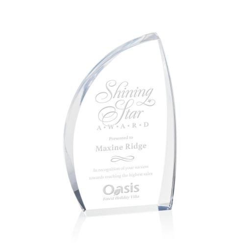 Recognition Awards - Acrylic Awards - Duncan Award - Clear