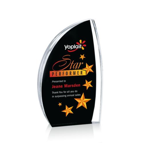 Recognition Awards - Acrylic Awards - Duncan VividPrint™ Award - Black
