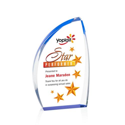 Recognition Awards - Acrylic Awards - Duncan VividPrint™ Award - Blue