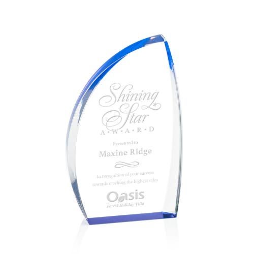 Recognition Awards - Acrylic Awards - Duncan Award - Blue