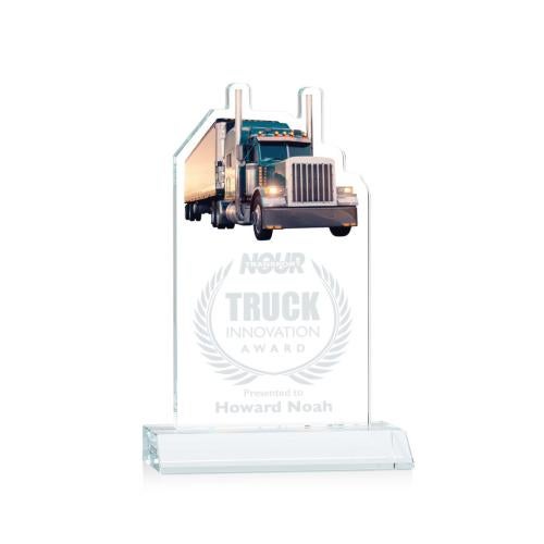 Recognition Awards - Crystal Awards - Longhaul Award - Clear