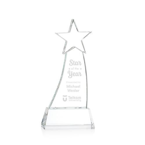Recognition Awards - Crystal Awards - Manolita Star Award - Clear