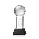 Golf Ball Award on Stowe Base - Black