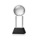 Golf Ball Award on Stowe Base - Black Alt Image 1