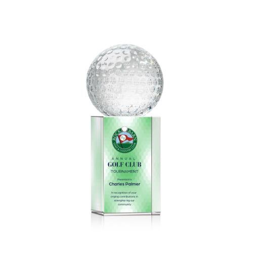 Recognition Awards - Crystal Awards - Golf Ball VividPrint™ Award on Dakota