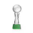 Golf Ball Award on Grafton Base - Green Alt Image 1
