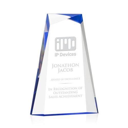 Recognition Awards - Acrylic Awards - Tyneside Award - Blue
