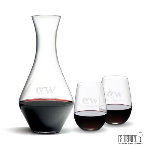 Corporate Gifts - Barware - Carafes - RIEDEL Merlot Decanter & Stemless Wine Set