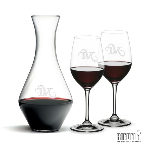 Corporate Gifts - Barware - Carafes - RIEDEL Merlot Decanter & Oenologue Wine Set