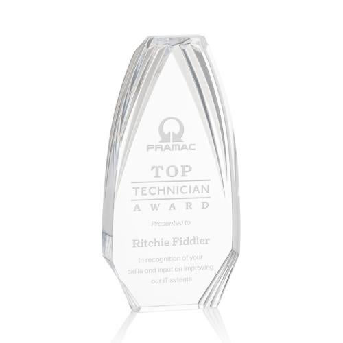 Recognition Awards - Acrylic Awards - Lantana Award - Clear