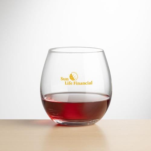 Corporate Gifts - Barware - Wine & Champagne - Wine Glasses - Redmond Stemless Wine - Imprinted