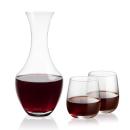 Oldham Carafe & Crestview Stemless Wine Alt Image 1