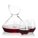 Woodbury Carafe & Reina Stemless Wine