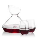Woodbury Carafe & Reina Stemless Wine Alt Image 1