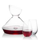 Woodbury Carafe & Boston Stemless Wine Alt Image 1