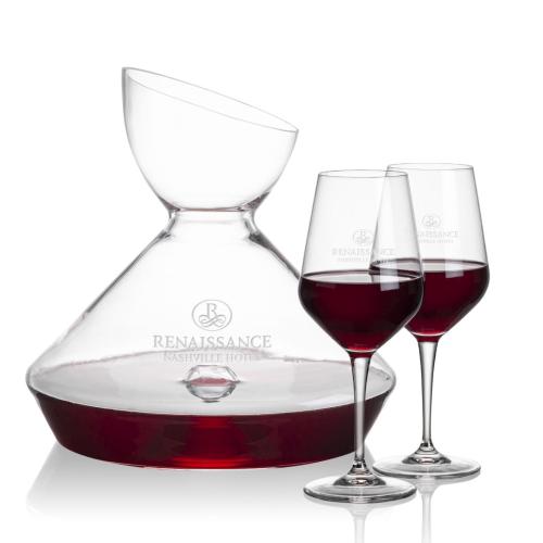 Corporate Gifts - Barware - Carafes - Woodbury Carafe & Germain Wine