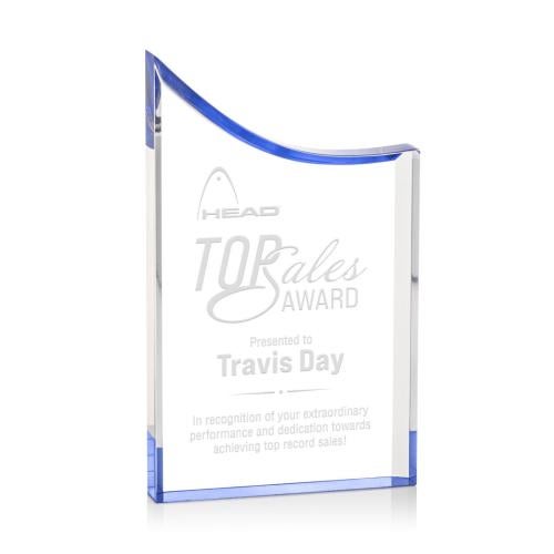 Recognition Awards - Acrylic Awards - Chiswick Award - Blue