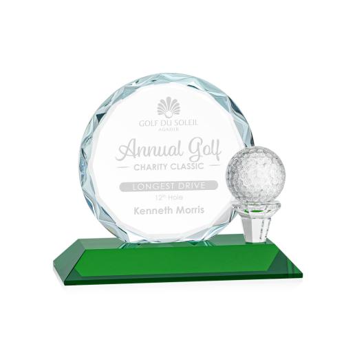 Recognition Awards - Crystal Awards - Nashdene Award - Green