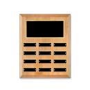 Erindale (Vert) Perpetual Plaque - Red Alder/Gold Alt Image 1