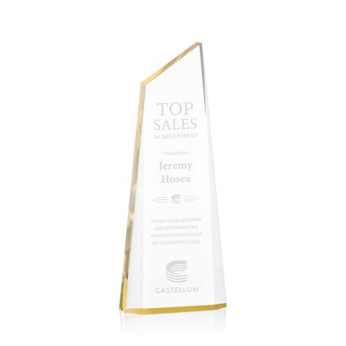 Recognition Awards - Acrylic Awards - Hudson Award - Gold