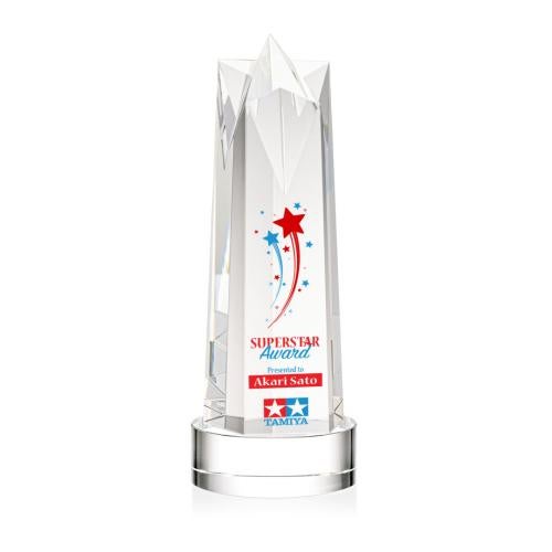 Recognition Awards - Crystal Awards - Ellesmere VividPrint™ Award on Stanrich - Clear