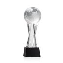 Soccer Ball Award on Grafton Base - Black Alt Image 1