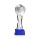 Soccer Ball Award on Grafton Base - Blue Alt Image 1