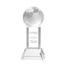 Soccer Ball Award on Stowe Base - Clear