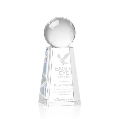 Recognition Awards - Crystal Awards - Baseball Award on Novita Base