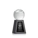 Basketball Award on Tall Marble Base
