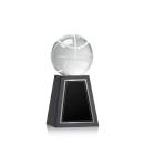 Basketball Award on Tall Marble Base Alt Image 1