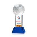 Soccer Ball VividPrint&trade; Award on Stowe - Blue