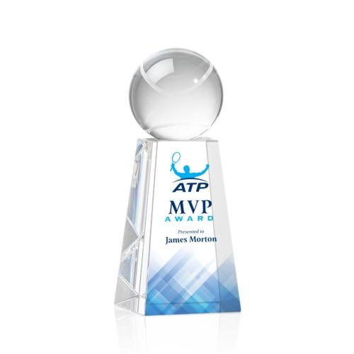 Recognition Awards - Crystal Awards - Tennis Ball VividPrint™ Award on Novita