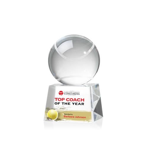 Recognition Awards - Crystal Awards - Tennis Ball VividPrint™ Award on Robson