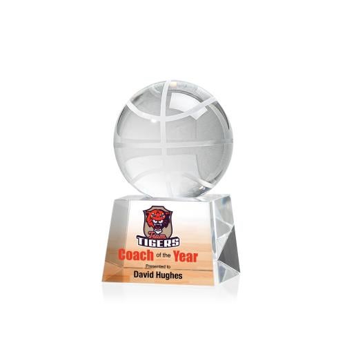 Recognition Awards - Crystal Awards - Basketball VividPrint&trade; Award on Robson