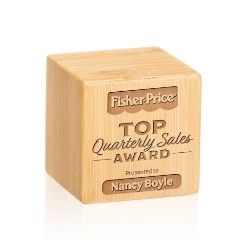 Recognition Awards - Crystal Awards - Crystal Cube Awards - Kenilworth Cube Award
