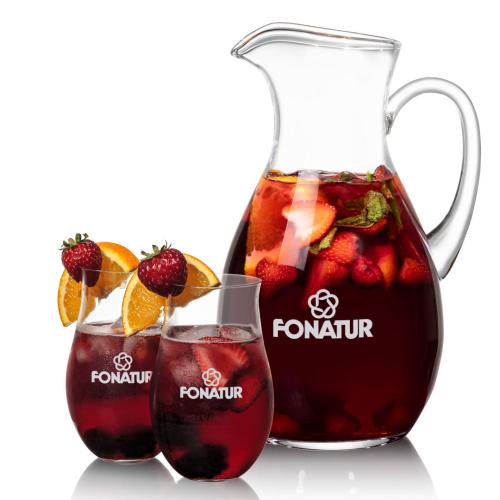 Corporate Gifts - Barware - Glasses Sets - Geneva Pitcher & Avondale Beverage