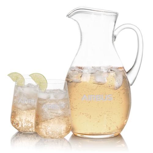 Corporate Gifts - Barware - Glasses Sets - Geneva Pitcher & Breckland Beverage
