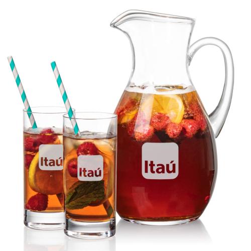 Corporate Gifts - Barware - Glasses Sets - Geneva Pitcher & Dresden Beverage