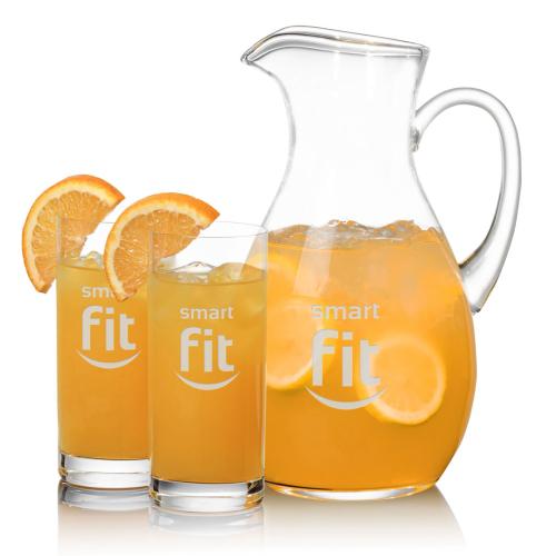 Corporate Gifts - Barware - Glasses Sets - Geneva Pitcher & Franca Beverage