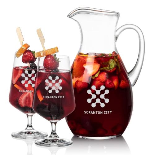 Corporate Gifts - Barware - Glasses Sets - Geneva Pitcher & Breckland Cocktail