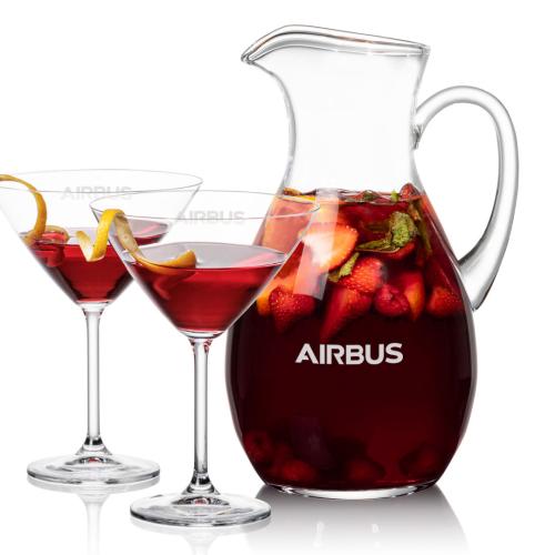 Corporate Gifts - Barware - Glasses Sets - Geneva Pitcher & Coleford Cocktail Set