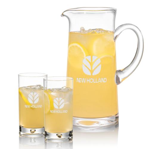 Corporate Gifts - Barware - Glasses Sets - Malden Pitcher & Bastia Hiballs