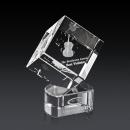 Burrill 3D Award on Paragon Base - Clear