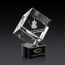 Burrill 3D Award on Paragon Base - Black
