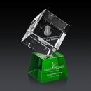 Burrill 3D Award on Robson Base - Green
