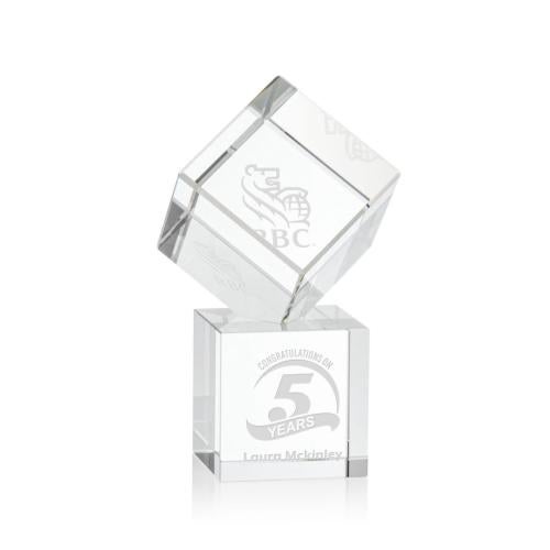 Recognition Awards - Crystal Awards - Burrill Award on Granby Base