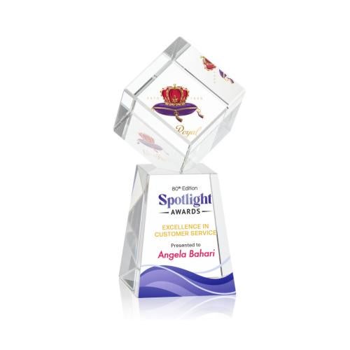 Recognition Awards - Crystal Awards - Burrill VividPrint™ Award on Celestina Base