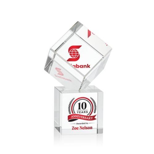 Recognition Awards - Crystal Awards - Burrill VividPrint™ Award on Granby Base